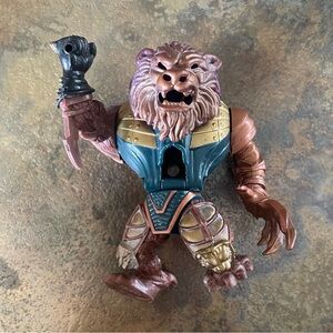 MATTEL BLUEBIRD VTG 1994 MIGHTY MAX BATTLE WARRIORS CONQUEROR LION ONLY